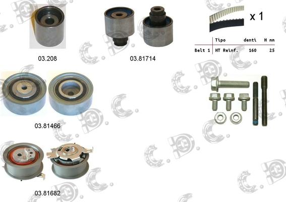 Autokit 04.5314 - Комплект ангренажен ремък vvparts.bg