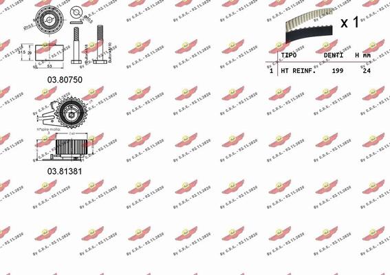 Autokit 04.5311 - Комплект ангренажен ремък vvparts.bg