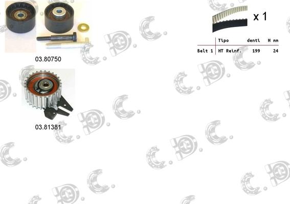 Autokit 04.5311 - Комплект ангренажен ремък vvparts.bg