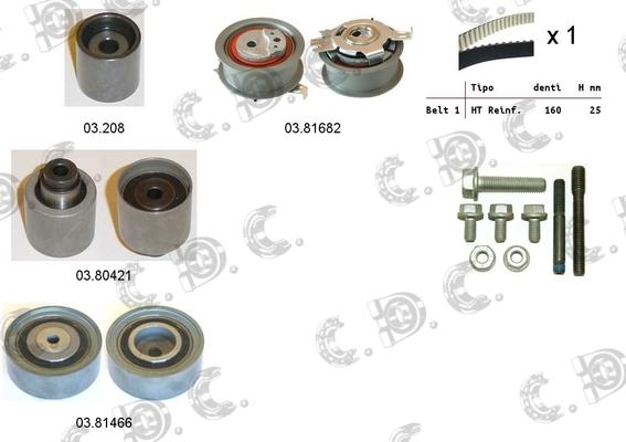 Autokit 04.5312 - Комплект ангренажен ремък vvparts.bg