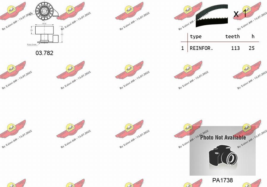 Autokit 04.5322PA - Водна помпа+ к-кт ангренажен ремък vvparts.bg