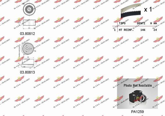 Autokit 04.5299PA - Водна помпа+ к-кт ангренажен ремък vvparts.bg