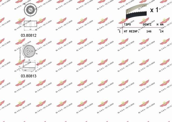 Autokit 04.5299 - Комплект ангренажен ремък vvparts.bg