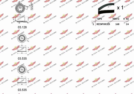 Autokit 04.5232 - Комплект ангренажен ремък vvparts.bg