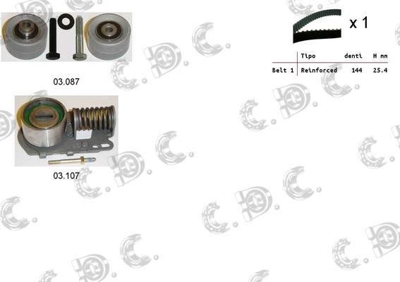 Autokit 04.5226 - Комплект ангренажен ремък vvparts.bg