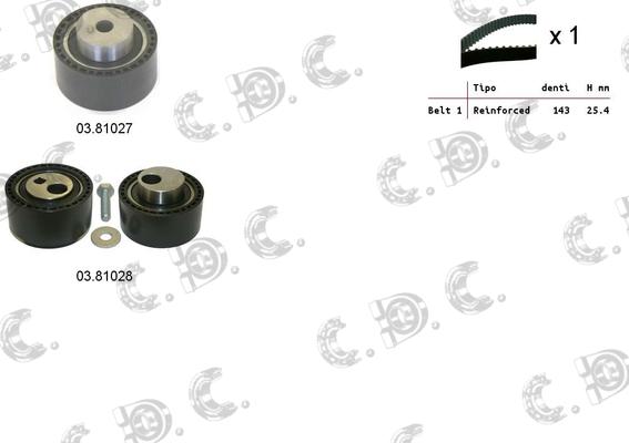 Autokit 04.5275 - Комплект ангренажен ремък vvparts.bg