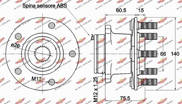 Autokit 01.98080 - Комплект колесен лагер vvparts.bg