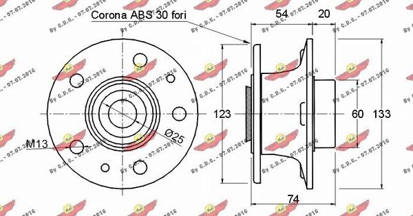 Autokit 01.176 - Комплект колесен лагер vvparts.bg