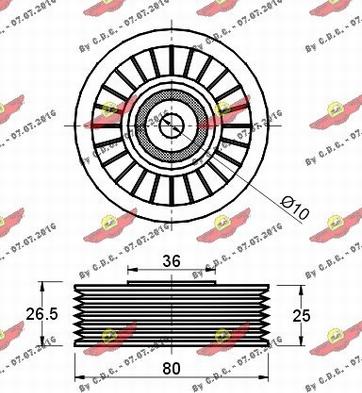 Autokit 03.447 - Паразитна / водеща ролка, пистов ремък vvparts.bg