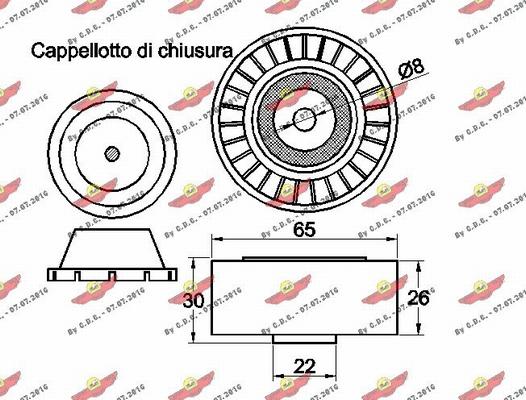 Autokit 03.453 - Паразитна / водеща ролка, пистов ремък vvparts.bg