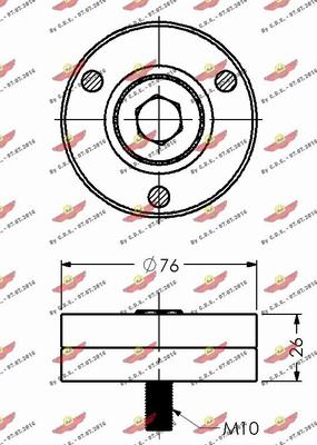 Autokit 03.558 - Паразитна / водеща ролка, пистов ремък vvparts.bg