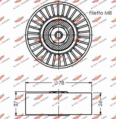 Autokit 03.560 - Паразитна / водеща ролка, пистов ремък vvparts.bg