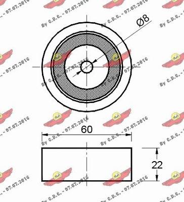 Autokit 03.640 - Паразитна / водеща ролка, пистов ремък vvparts.bg