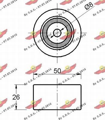 Autokit 03.641 - Паразитна / водеща ролка, пистов ремък vvparts.bg