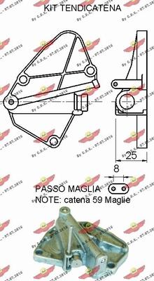 Autokit 03.89027K - Комплект ангренажна верига vvparts.bg