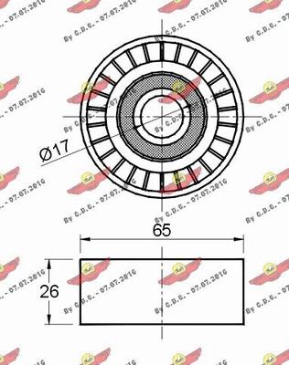 Autokit 03.80922 - Паразитна / водеща ролка, пистов ремък vvparts.bg