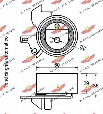 Autokit 03.80493 - Обтяжна ролка, ангренаж vvparts.bg