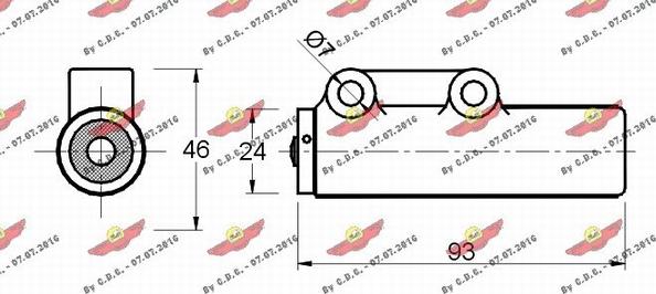 Autokit 03.80487 - Демпер (успокоител-ртепт.вибр.), зъбен ремък vvparts.bg