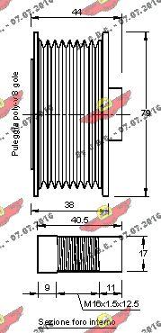 Autokit 03.80652 - Ремъчна шайба, генератор vvparts.bg