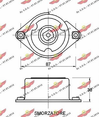 Autokit 03.80686 - Ремъчен обтегач, пистов ремък vvparts.bg