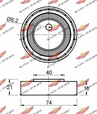 Autokit 03.80638 - Паразитна / водеща ролка, пистов ремък vvparts.bg