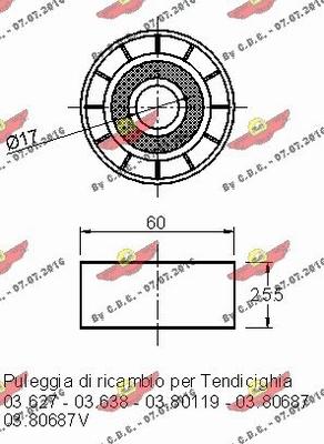 Autokit 03.80112 - Паразитна / водеща ролка, пистов ремък vvparts.bg