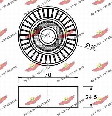 Autokit 03.80133 - Паразитна / водеща ролка, пистов ремък vvparts.bg