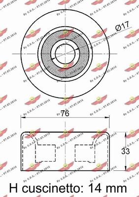 Autokit 03.80859 - Паразитна / водеща ролка, пистов ремък vvparts.bg