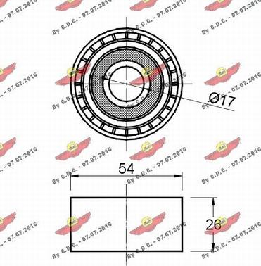 Autokit 03.80839 - Паразитна / водеща ролка, пистов ремък vvparts.bg