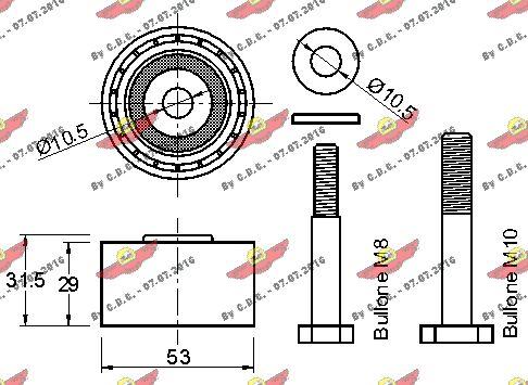 Autokit 03.80750 - Паразитна / водеща ролка, зъбен ремък vvparts.bg