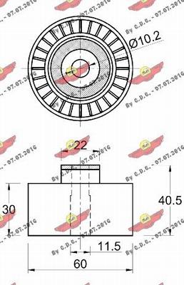 Autokit 03.80787 - Паразитна / водеща ролка, зъбен ремък vvparts.bg