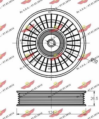 Autokit 03.80735 - Паразитна / водеща ролка, пистов ремък vvparts.bg