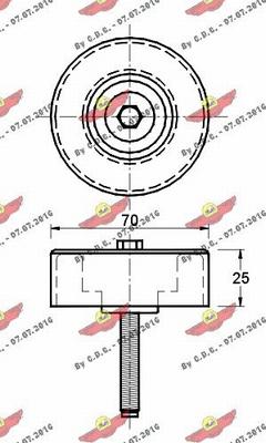 Autokit 03.80770 - Паразитна / водеща ролка, пистов ремък vvparts.bg