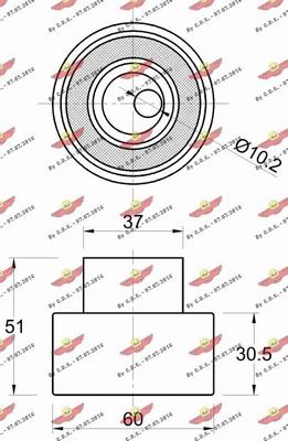 Autokit 03.81963 - Обтяжна ролка, ангренаж vvparts.bg