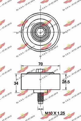 Autokit 03.81935 - Паразитна / водеща ролка, пистов ремък vvparts.bg