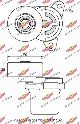 Autokit 03.81979 - Ремъчен обтегач, пистов ремък vvparts.bg