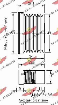 Autokit 03.81445 - Ремъчна шайба, генератор vvparts.bg