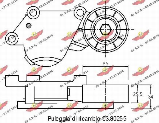 Autokit 03.81409 - Паразитна / водеща ролка, пистов ремък vvparts.bg