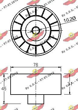 Autokit 03.81485 - Паразитна / водеща ролка, пистов ремък vvparts.bg