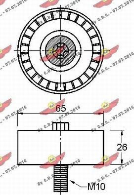 Autokit 03.81503 - Паразитна / водеща ролка, пистов ремък vvparts.bg