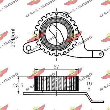 Autokit 03.81034 - Обтяжна ролка, ангренаж vvparts.bg