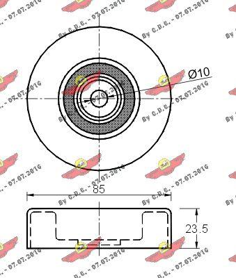 Autokit 03.81035 - Паразитна / водеща ролка, пистов ремък vvparts.bg