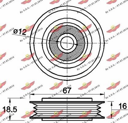 Autokit 03.81877 - Паразитна / водеща ролка, пистов ремък vvparts.bg