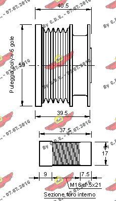 Autokit 03.81397 - Ремъчна шайба, генератор vvparts.bg