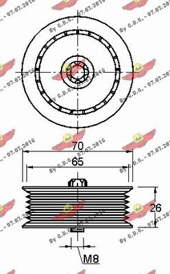 Autokit 03.81339 - Паразитна / водеща ролка, пистов ремък vvparts.bg