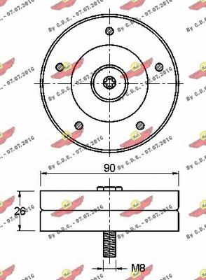 Autokit 03.81321 - Паразитна / водеща ролка, пистов ремък vvparts.bg