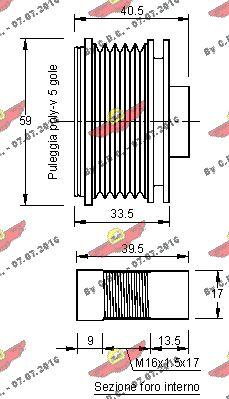 Autokit 03.81240 - Ремъчна шайба, генератор vvparts.bg