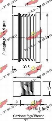 Autokit 03.81247 - Ремъчна шайба, генератор vvparts.bg