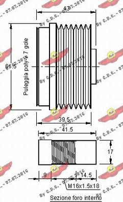 Autokit 03.81255 - Ремъчна шайба, генератор vvparts.bg