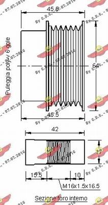 Autokit 03.81257 - Ремъчна шайба, генератор vvparts.bg